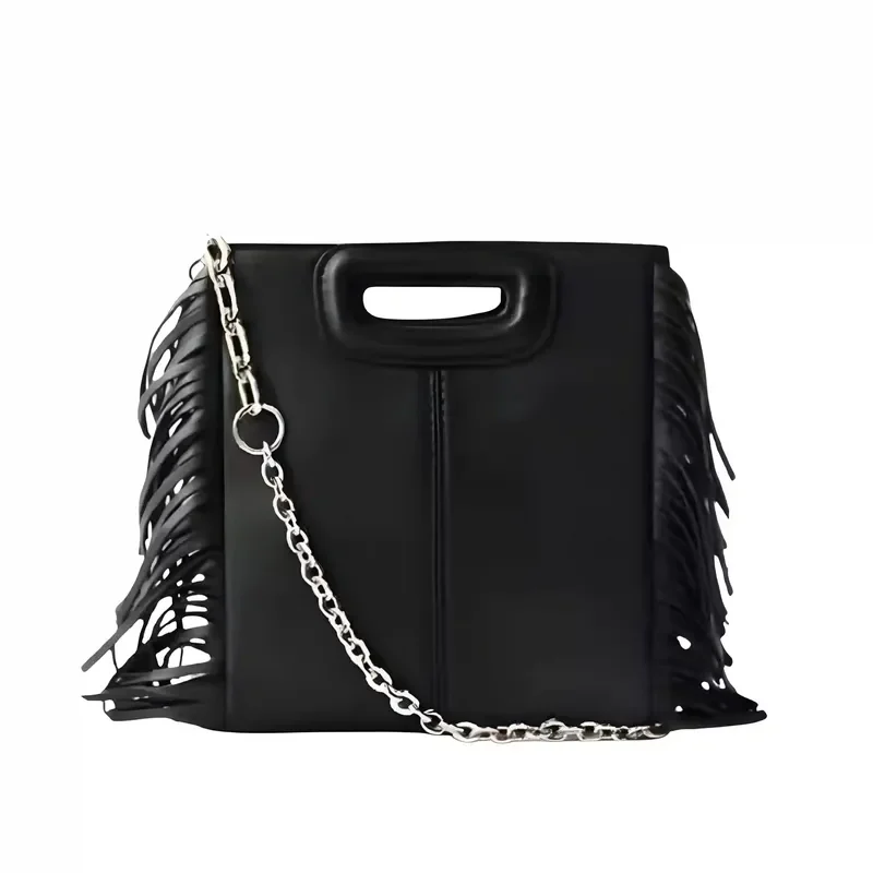 Sac à main à frange en cuir1