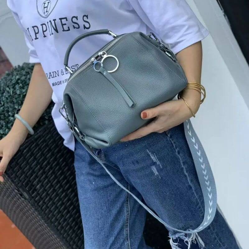 Sac à main bleu cuir03 Sac à main bleu cuir03