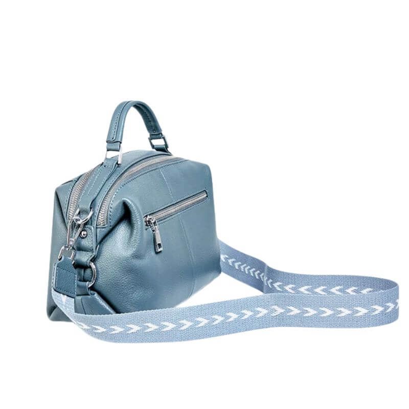 Sac à main bleu cuir05 Sac à main bleu cuir05