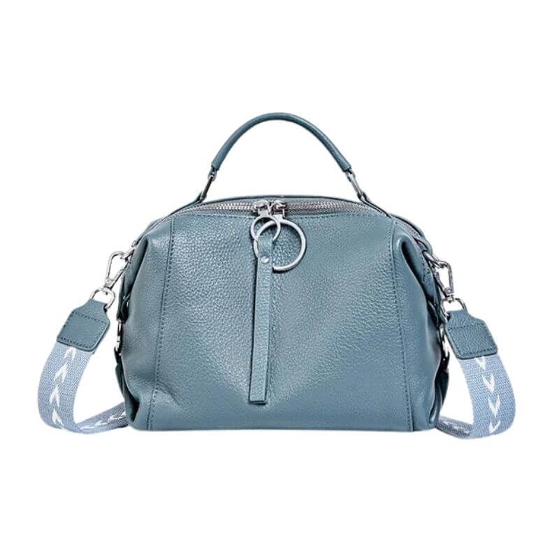 Sac à main bleu cuir06 Sac à main bleu cuir06