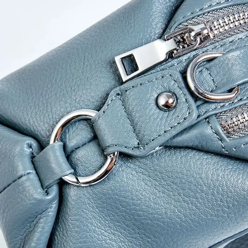 Sac à main bleu cuir08 Sac à main bleu cuir08