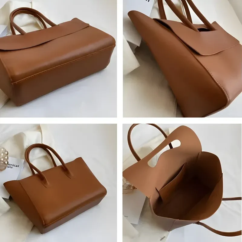 Sac à main cabas marron2 Sac à main cabas marron2