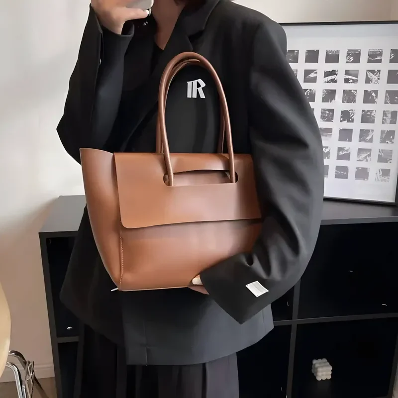 Sac à main cabas marron4 Sac à main cabas marron4