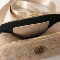 Sac à main matelassé beige 11