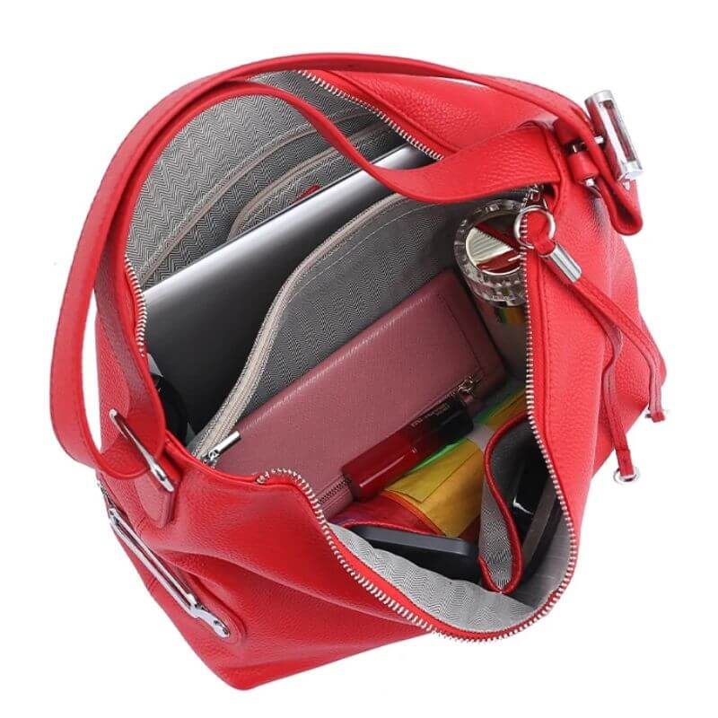 Sac à main en cuir noir4 Sac à main en cuir noir4