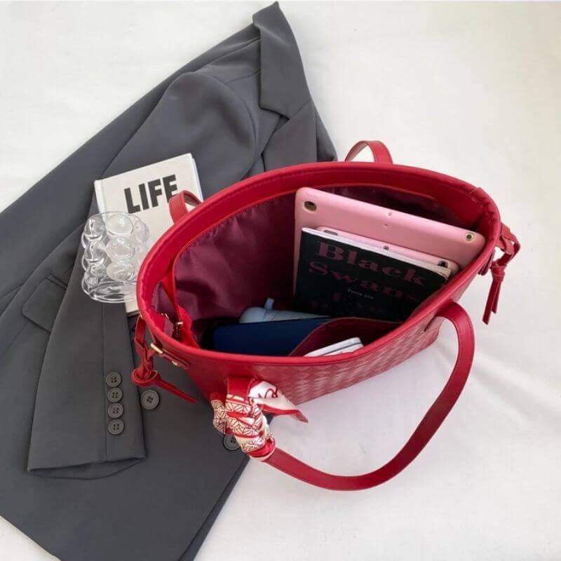 Grand sac à main rouge02 Grand sac à main rouge02