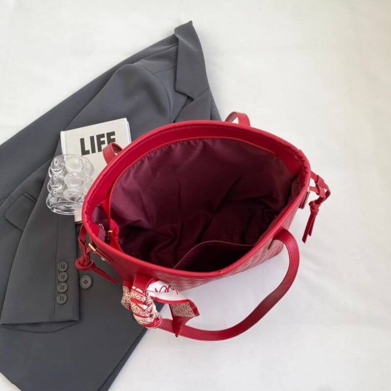 Grand sac à main rouge03 Grand sac à main rouge03