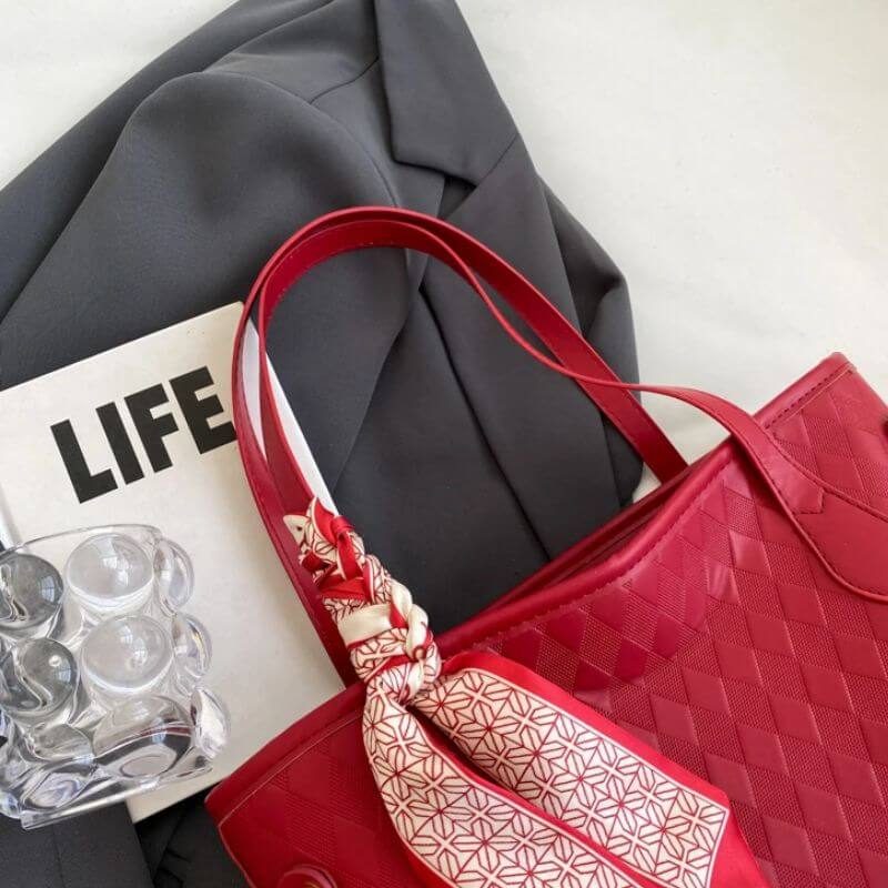 Grand sac à main rouge07 Grand sac à main rouge07