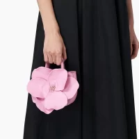 Mini sac à main rose4