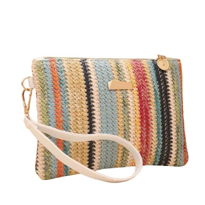 Petit sac à main paille1