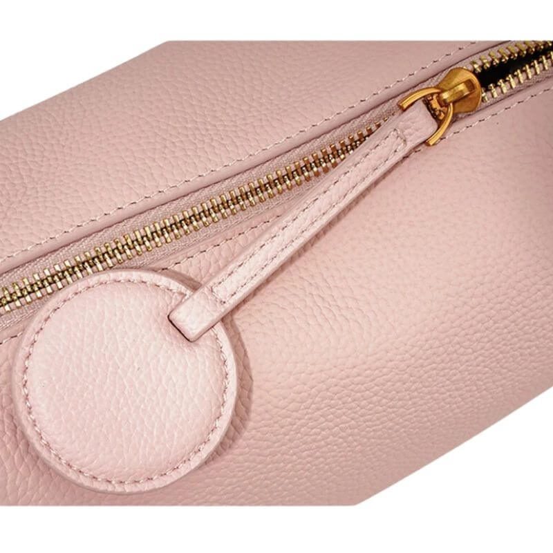 Sac à main a bandoulière cuir rose8 Sac à main a bandoulière cuir rose8