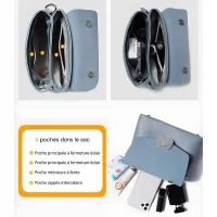 Sac à main bandoulière kaki4