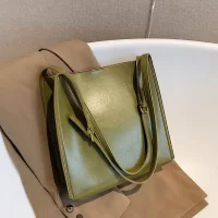 Sac à main cabas kaki1