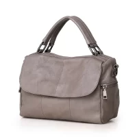 Sac à main cuir gris01