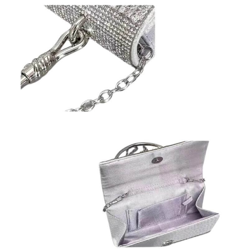 Sac à main gris brillant2 Sac à main gris brillant2
