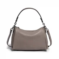 Sac à main kaki cuir1