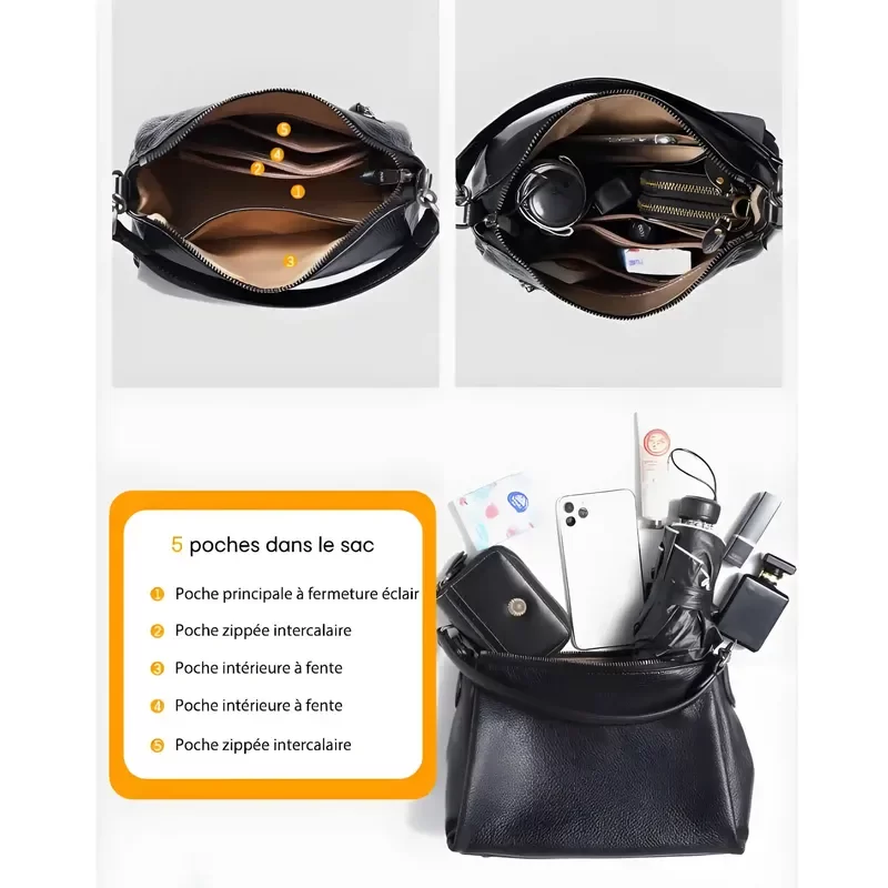 Sac à main kaki cuir6 Sac à main kaki cuir6