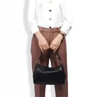 Sac à main kaki cuir7