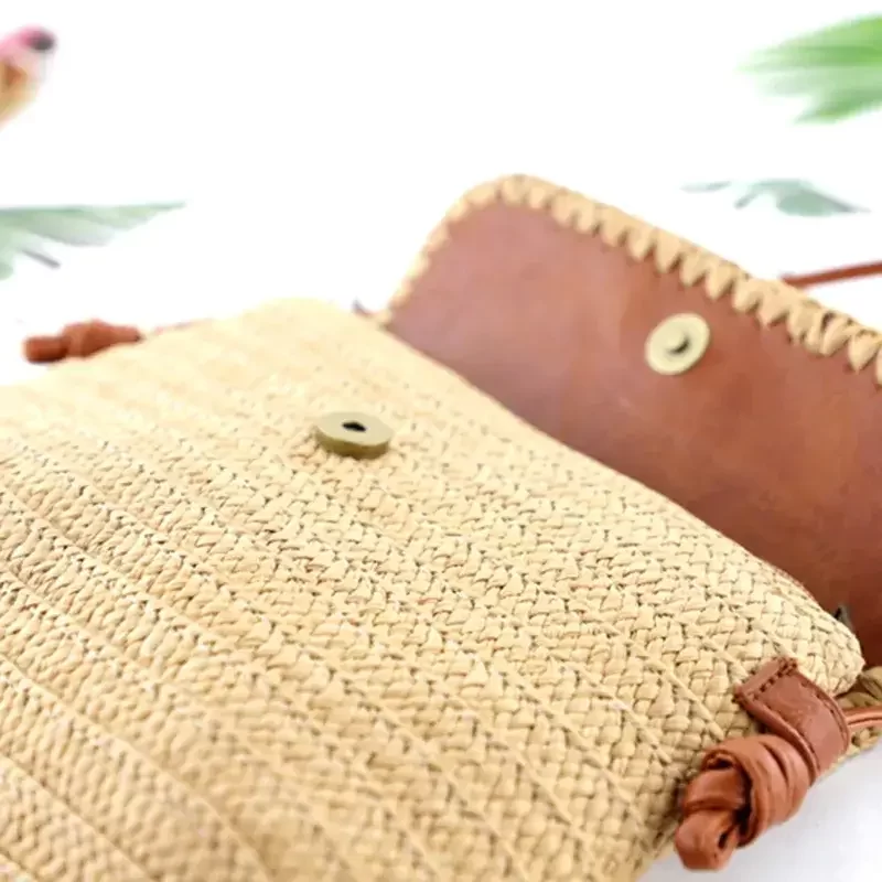 Sac à main paille et cuir2 Sac à main paille et cuir2