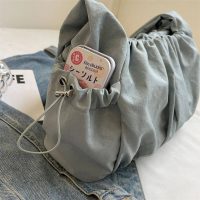 Sac à main épaule bleu (4)