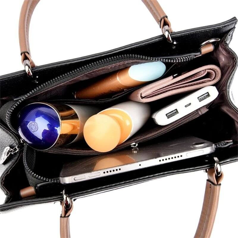 Sac à main femme bandoulière noir (7) Sac à main femme bandoulière noir (7)