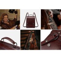 Sac à Dos Cuir Véritable Femme (2)