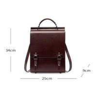 Sac à Dos Cuir Véritable Femme (3)