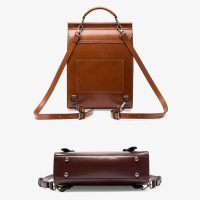 Sac à Dos Cuir Véritable Femme (5)