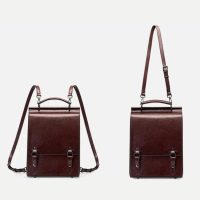 Sac à Dos Cuir Véritable Femme (6)