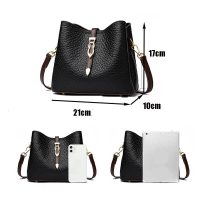 Sac à main bandoulière en cuir véritable pour femme1