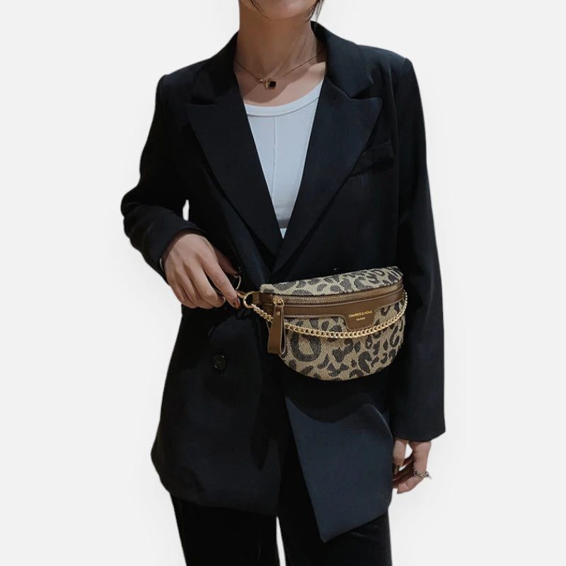 Sac banane léopard en cuir à bandoulière 1 (4) Sac banane léopard en cuir à bandoulière 1 (4)